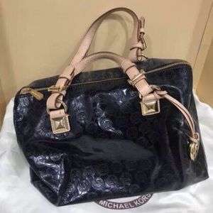 Michael Kors Grayson Patent Leather Satchel